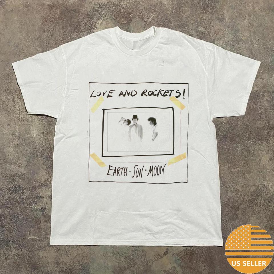 Love and Rockets Earth Sun Moon Short Sleeve T Shirt Full Size S-5XL Unisex T-Shirt XL