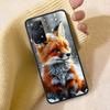 Red Fox Vulpes Phone Case For Redmi Note 13 14 15 Pro Plus 12 13C 12C 15C 9 10 10C 9T 9C 9A TPU Soft Cover Clear Cell Cases Shoc