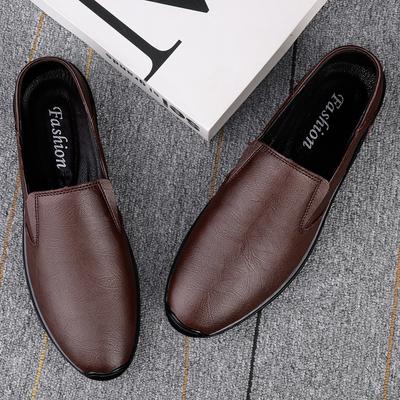 Chaussures Décontractées en Cuir Véritable pour Homme, Chaussures Décontractées de Bureau à Semelle Souple et Respirante, Chaussures de Banquet pour Homme, Chaussures en Cuir Souple pour Homme