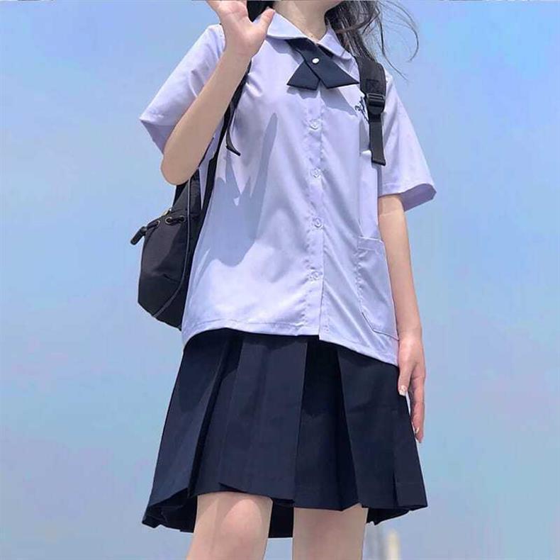 Thailand School Uniform - Nanno Forbidden Girl Style Shirt & Skirt Set