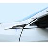 Car Body Cover Detector ABS Chrome Front Side Foliage Leaf Fender Vent Trim For Honda Civic 10th 2016 2017 2018