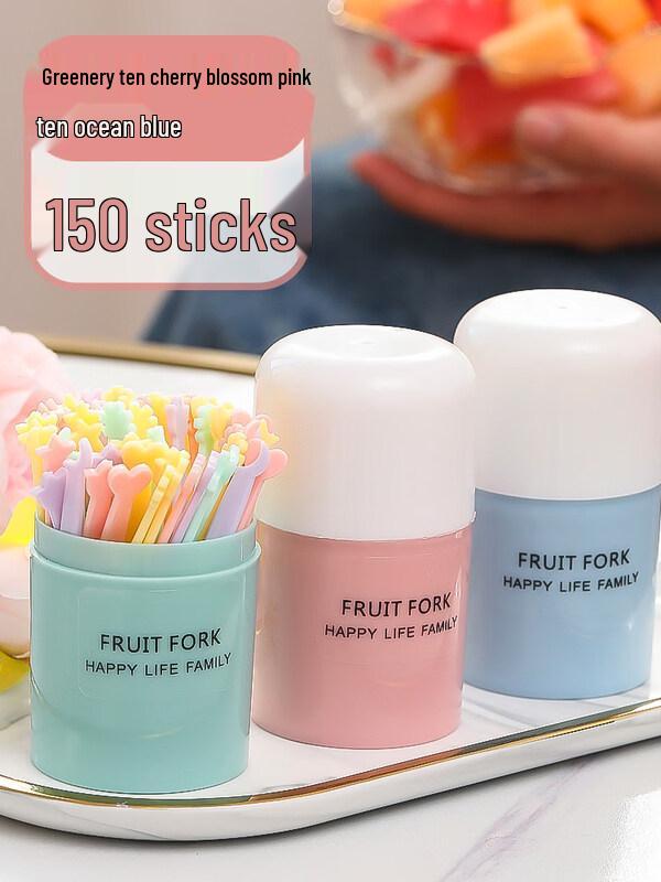 ZISIZ Disposable Fruit Fork & Skewer Set
