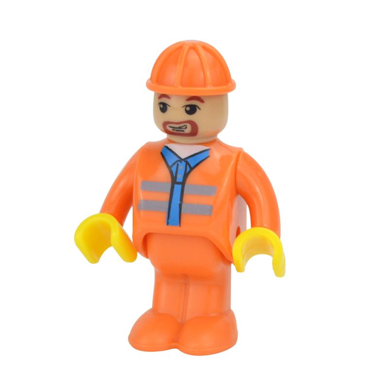 MOC Alle Arten von kleinen Mann Puppenmodellfiguren Zugcharakter Eisenbahnzubehör Bildungsgeschenk Kind für Biro Holzbahnspielzeug