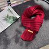 Korean version of the new hollow wool knitted scarf women's autumn and winter warm fashion versatile soft waxy scarf