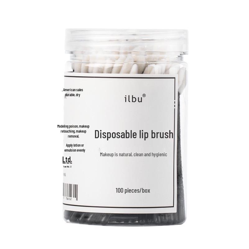 

100 Pcs Disposable Lip Brush Applicators: Portable Mini Lipstick & Gloss Wands for Beginners. 50 pieces