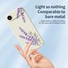 For iPhone 17 Air Case Lavender Pattern Printing Straight Edge TPU Phone Back Cover
