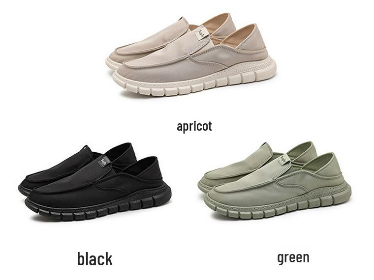 2023 Spring Men's Breathable Ice Silk Cloth Shoes - Fashionable, Comfortable, All-Match Korean Style