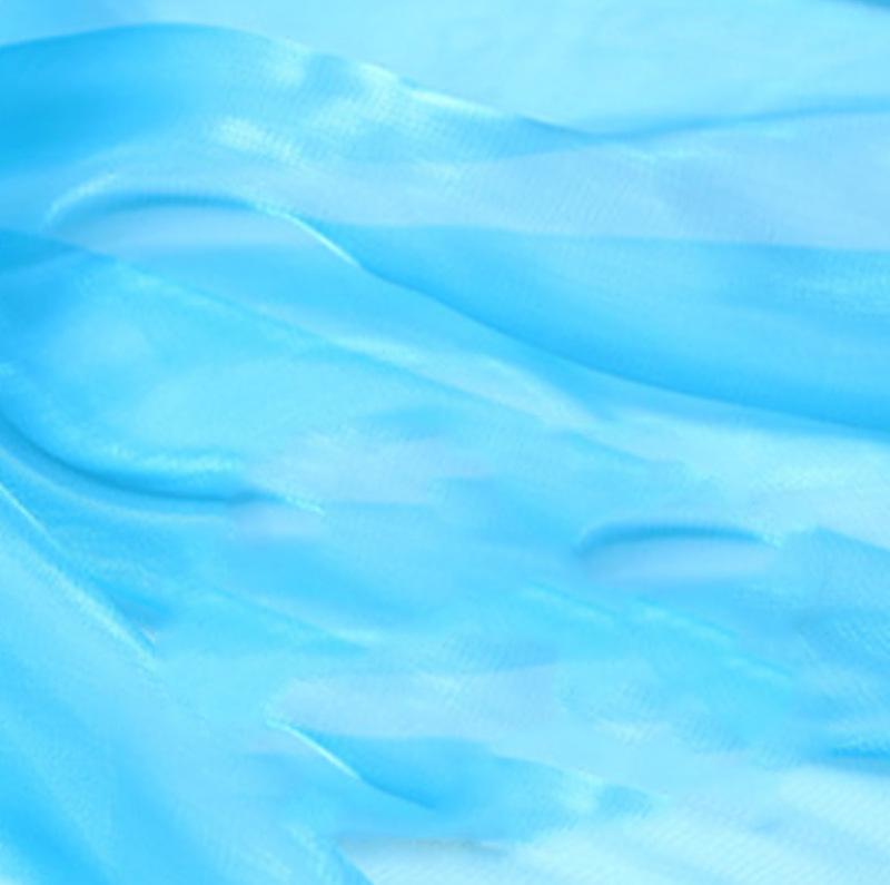 Korean Silk Organza Flash Yarn for Decorative Scarf, Hanfu, Cheongsam, Wedding Handicrafts