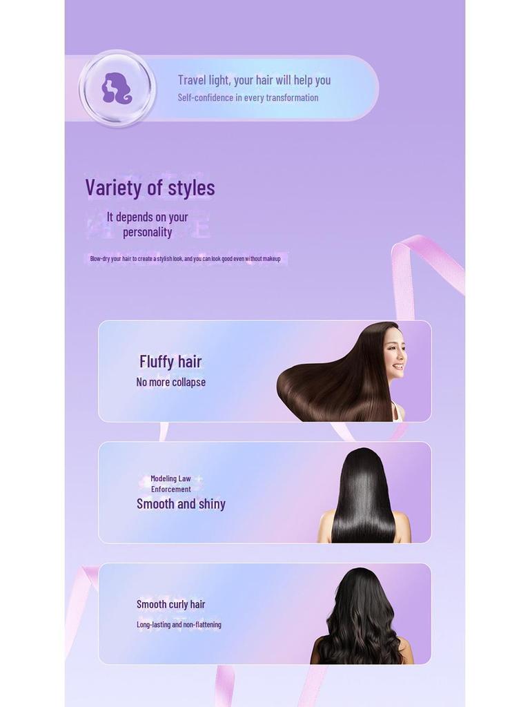 High-Power Home Salon Hair Dryer with Hot & Cold Settings