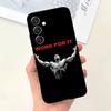 Bodybuilding Gym Fitness Handyhülle Handyhülle Für Samsung S25,S24,S21,S22,S23,S30,Ultra,S20,Plus,Fe,Lite,Note,10,5G Schwarze Hülle