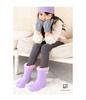 Snow boots for completely rain cold weather 24cm [Arisana] kids, girls, waterproof, waterproof, boots, boots, boots, lavender,