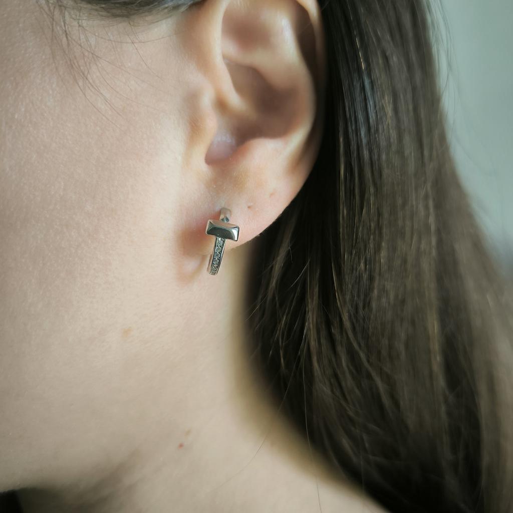 Silver Earrings with Cubic Zirkonia (2209966)