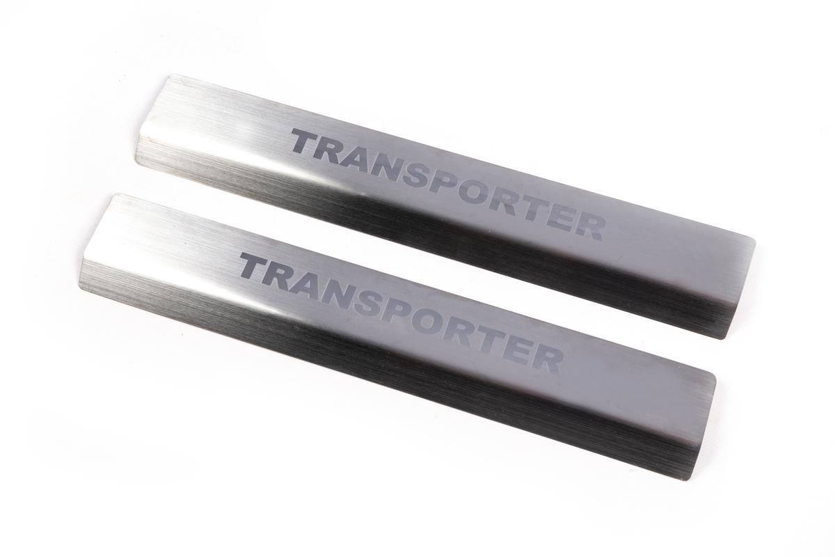 

Накладки на пороги LASER (2 шт) Transporter для Volkswagen T5 2010-2015 гг