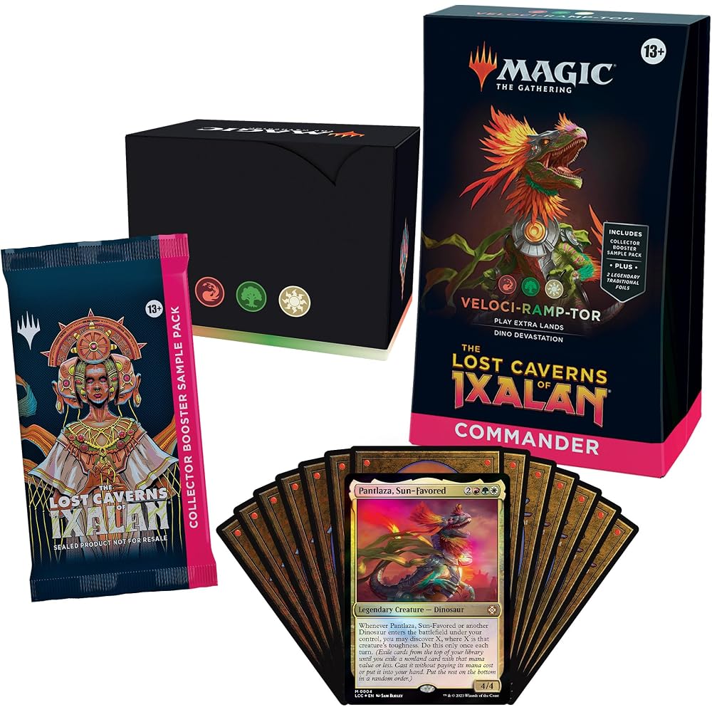 Magic: The Gathering Ixalan s Lost Cave Deck - Veloci-Ramp-TOR (English Version)