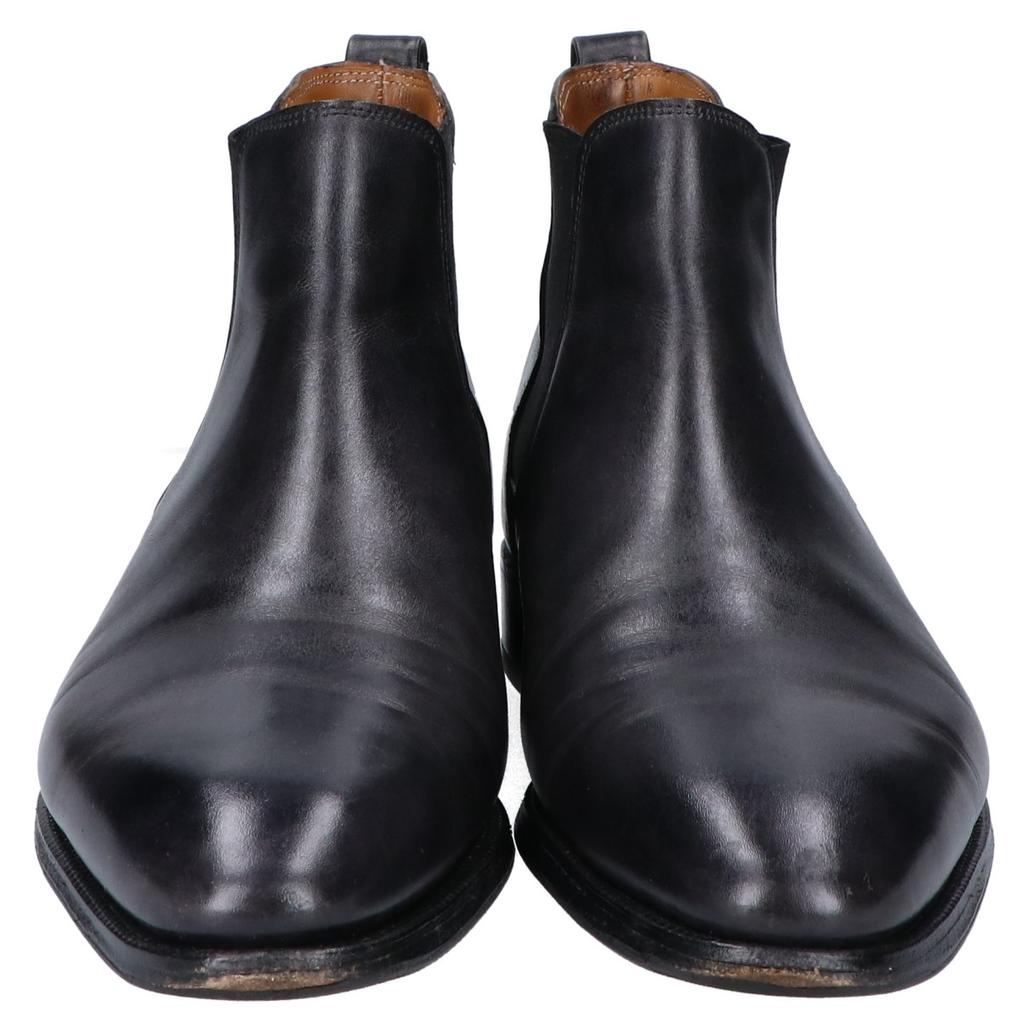 JOHN LOBB TUDOR 7000B Last Leather Side Gore Boots Shoes 6E blackUsed