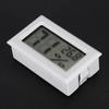 Digital LCD Hygrometer Indoor Thermometer Humidity Monitor for Home, Office, Greenhouse (White)