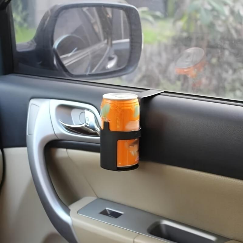 Car Door Window Hanging Beverage Holder | Portable Water Bottle Rack, Leak-Proof Design with Hook, Car Interior Additions
