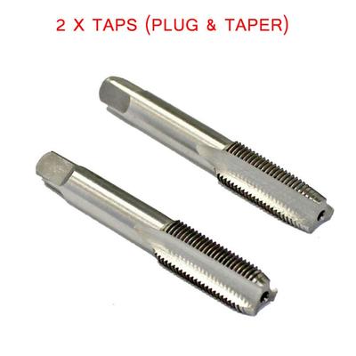 10mm x 1mm Metrischer Schaft- und Fertigschneider HSS Gewindebohrer M10 Steigung Maschinengewindebohrer Bohrwerkzeug