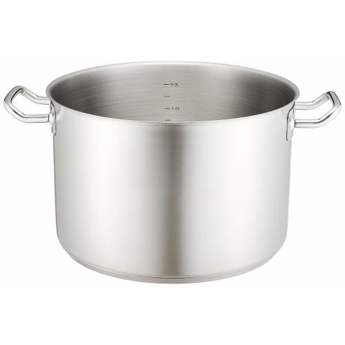 EBM 18-8 Pro Chef IH Half-Crock Pot, 28cm, No Lid