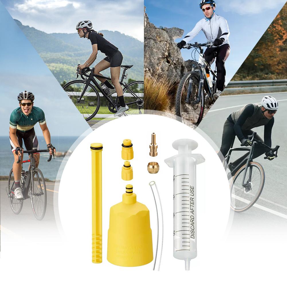 Fahrrad Scheibenbremse Entlüftungsset Bremsenentlüftungsset Professionelles Hydraulik-Mineralöl Entlüftungsset Fahrrad Bremsenreparaturwerkzeuge für Shimano Bremse