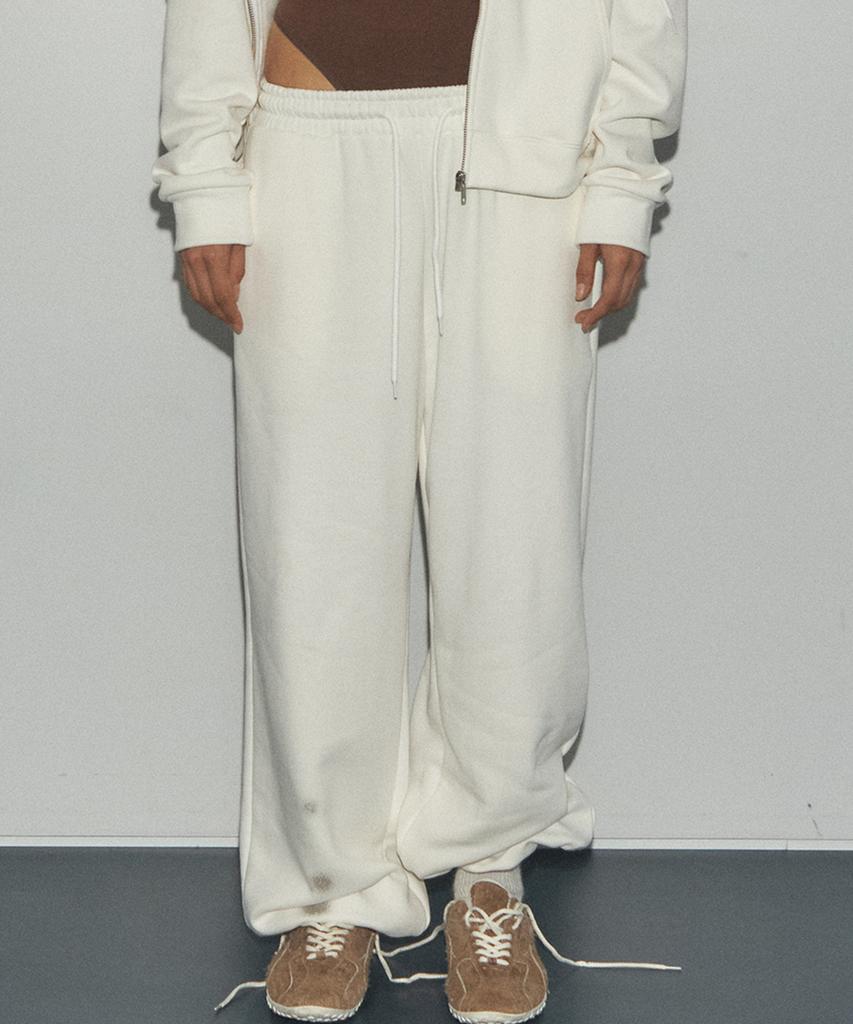 Lonyu Now Or Never Jogger Pants (Ivory)
