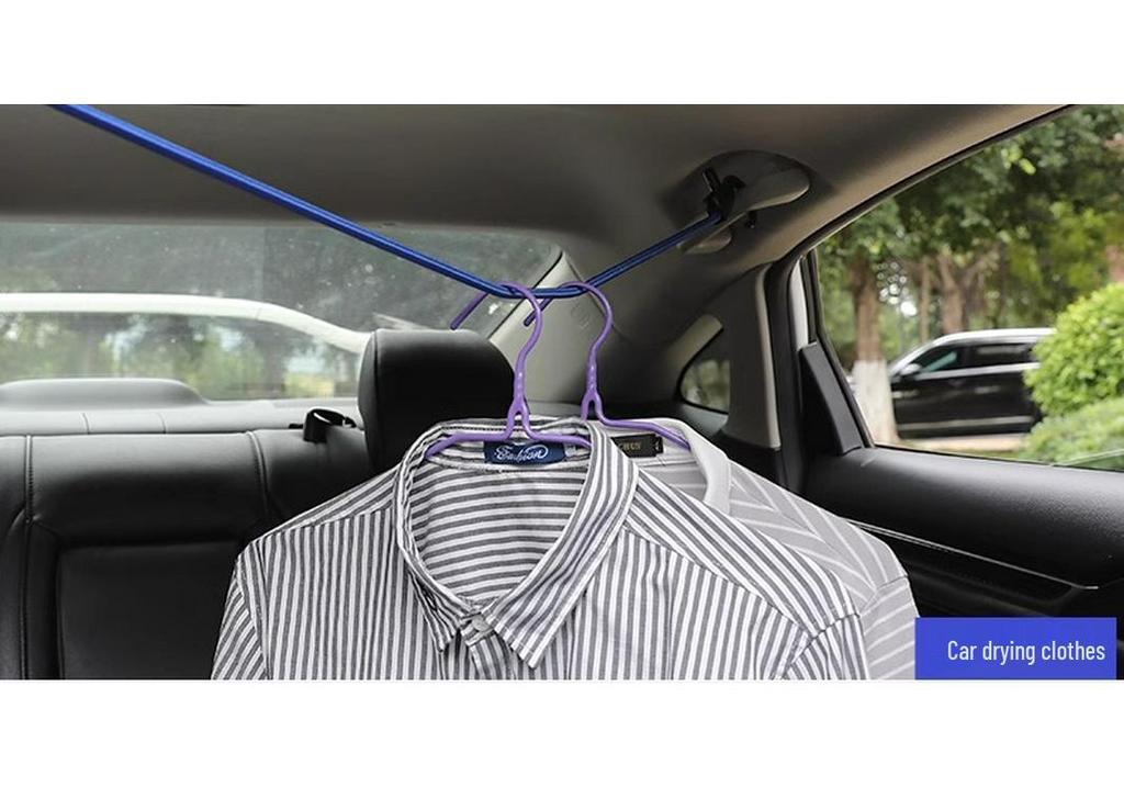 Adjustable Car Elastic Strap with Hooks for Trunk Storage