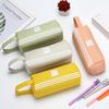 Large Capacity Pencil Pen Case Portable Pen Storage Supplies Gift for Birthday Children's Day