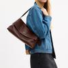 Coach Chelsea 36 Logo Charm Push Lock Closure With Zipper Pocket Natural Pebble Leather Shoulder Bag Large Women shoulder bag Maple-Brown CDS62-B4MPL