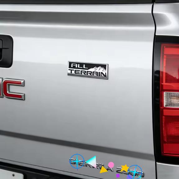 3D ALL TERRAIN Badge Sticker Side Fender Rear Trunk Emblem Decal High-Quality Car Exterior Styling Accessories