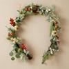 Autumn Garland with Pumpkins Vivid Fall Lifelike for Thanksgiving