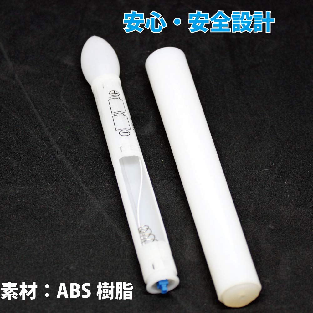 Safe and Secure LED Candles for Buddhist Altars, Standard Size 17.5cm X 22mm (Pack of 2)