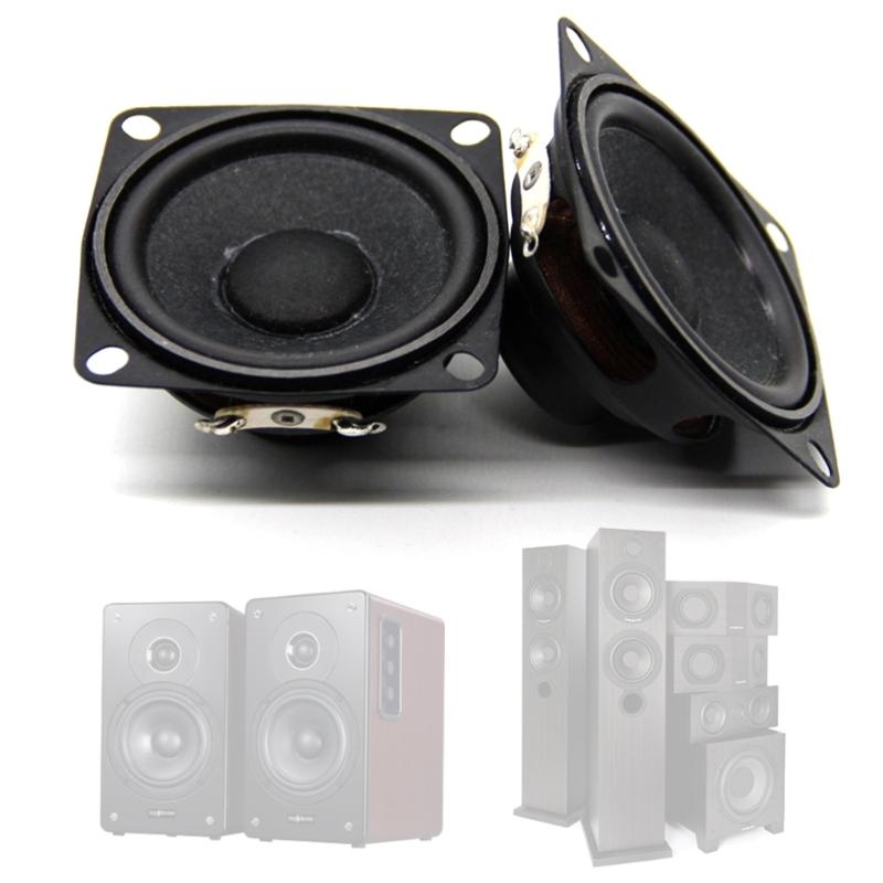 53mm 4Ohm 8W Portable Speaker 2inch 8W Full-Ranges Multimedias Speaker Metal Speaker 53mm Inner Magnetic Speaker 1/2pcs