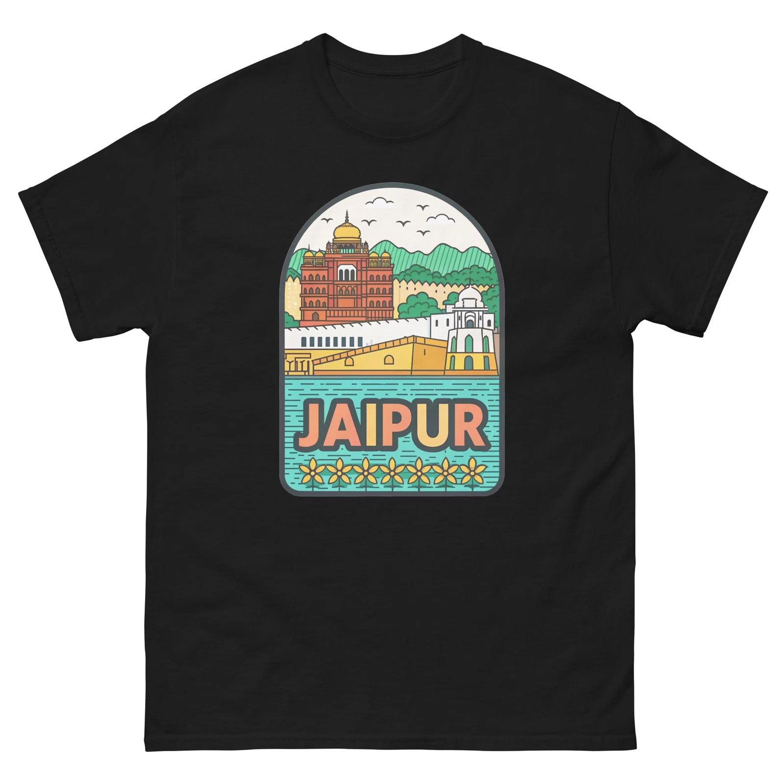 Jaipur World Travel Urban Area City T-Shirt XL