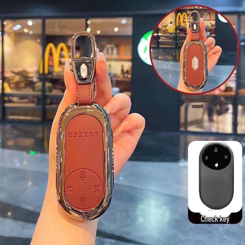 Kompatibel mit 2026 LUXEED R7 Schlüssel: Neue LUXEED S7 Bluetooth Smart Schutzhülle Tasche mit Schnalle.