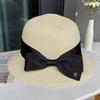 Hat Ladies Summer Face Small Sun Hat Bow Big Edge Straw Beach Hat Fashion Sunscreen Straw Hat