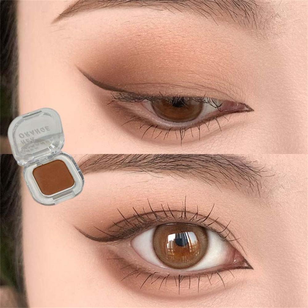 Monochrome Eyeshadow Palette Matte Wine Red Brown Eye Shadow Smoky Pearl Glitter Earth Low Saturation Highlighter Eye Makeup