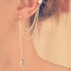 Creative No-Piercing Ear Cuff Set: Multi-layer C-shaped Clip with Niche Design