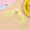 2Pcs Stress Relief Noodles Toy Soft TPR Elastic Rope Fidget Toy Kids Teens Adults Portable Decompression Simulated Spaghetti Stretch Sensory Toy