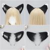 Animal Cosplay Costume Fauxs Furs Wolf Cats Foxes Tail and Cats Ears Headbands Halloween Party Costume Accessories
