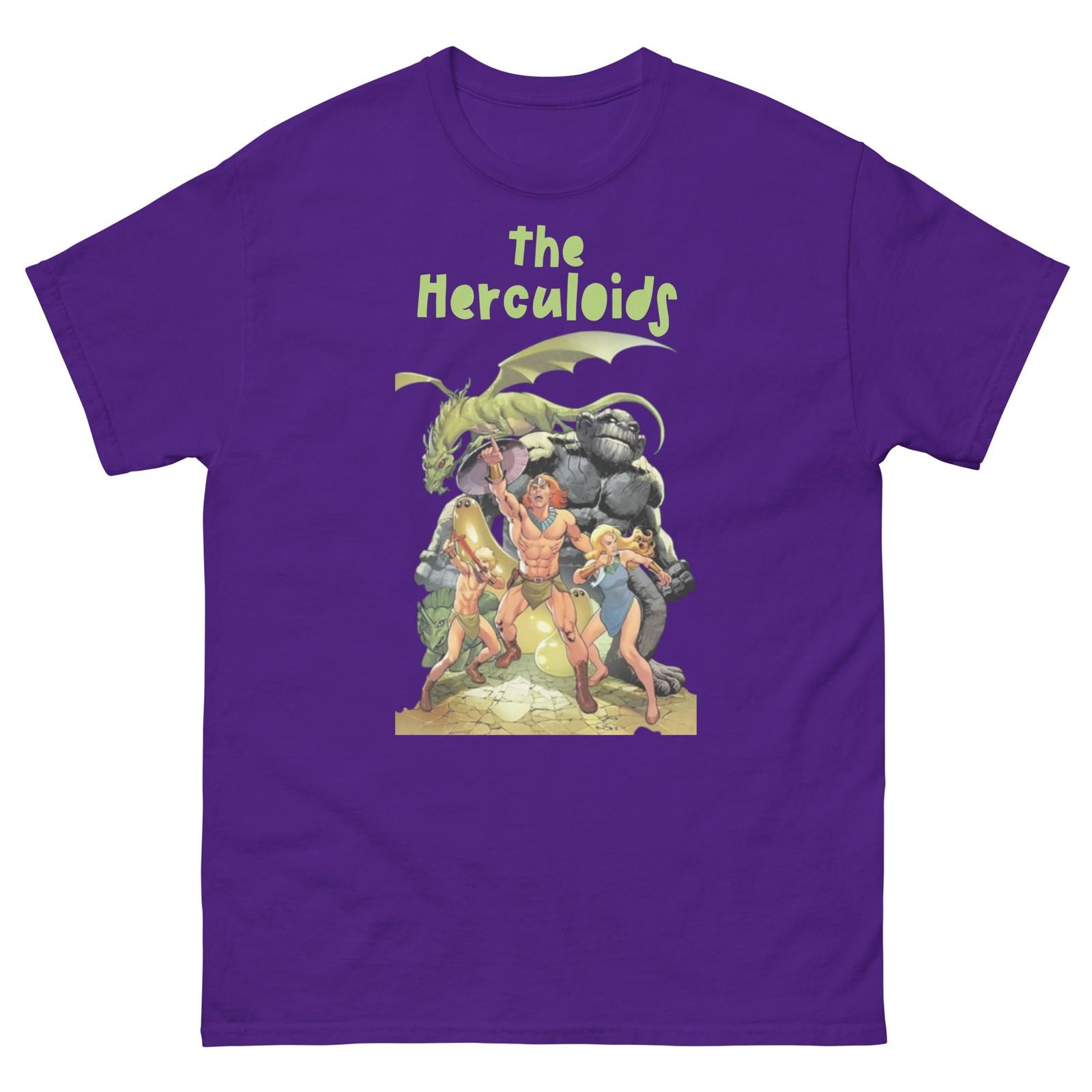 The Herculoids Unisex Tee, Classic Cartoon Shirts, Vintage Superhereo Tee S
