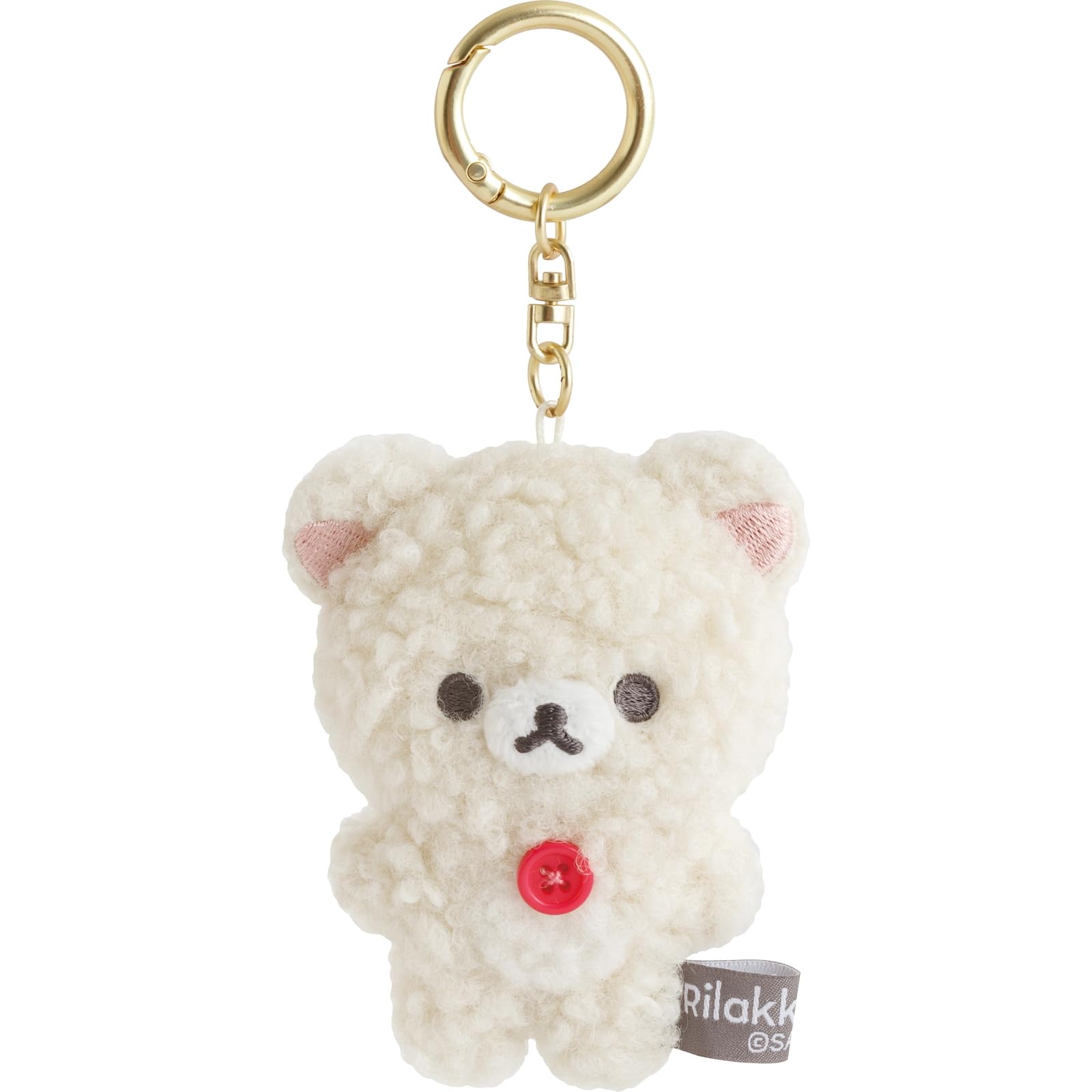 

San-X Rilakkuma Fluffy Hanging Plush Toy Korilakkuma MV47301