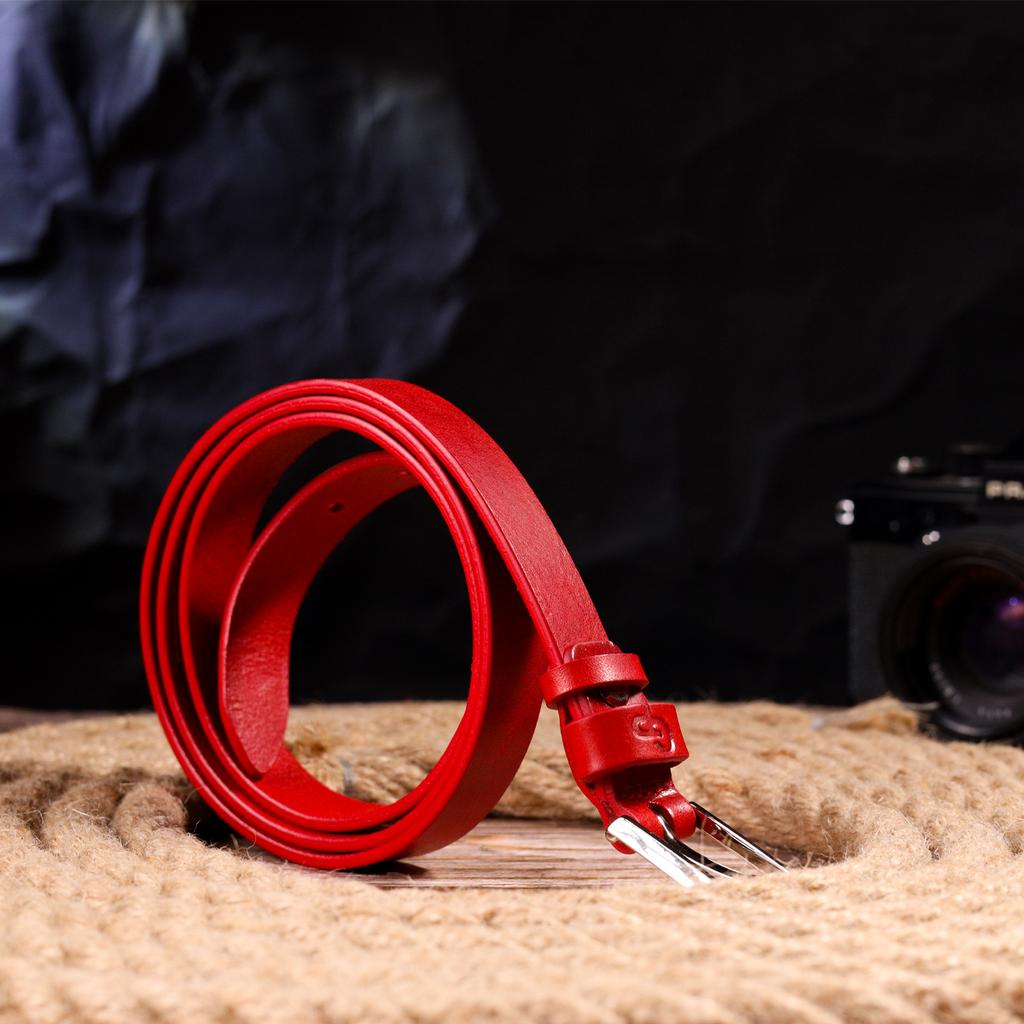 Attraktiver Damen-Ledergürtel GRANDE PELLE Ledergürtel 21445 Rot