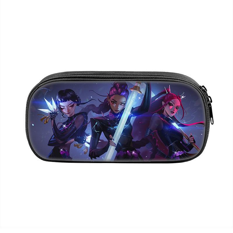 Durable Large Capacity Anime K-POP Witch Hunter Pencil Case for Students