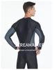 Shark Bart Men's Long-Sleeve Quick-Dry Sunscreen Nylon Swimsuit with Front Zipper