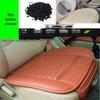 Bamboo Charcoal Leather Car Seat Cushion Set, Three-Piece, No Backrest, All-Season Interior Kit
