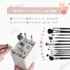 Crystal Craft Makeup Brush Holds 12 Stand Stylish Can Be Stored Upside Down for Drying Case, Brushes, Included, Storage,
