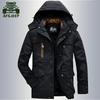 Men's Thickened Cotton Jacket with Fleece Lining - Autumn/Winter Outdoor Wear