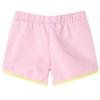 Short pour enfants avec bordure rose vif 92/104/116/128/140