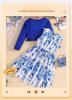 Spring-Autumn Girls' Princess Jacket & Vest Set: Long Sleeve Dress with Printed Vest