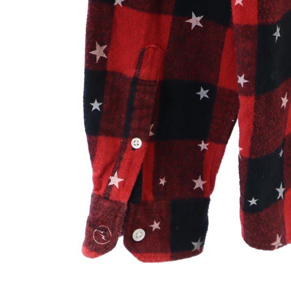 Uniform Experiment Made In Japan Check Pattern Long Sleeve Button Down Flannel Shirt Men's Used